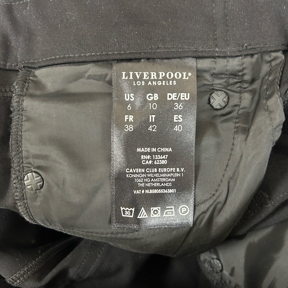 Liverpool Black Skinny Jeans Stretchy - Picture 7 of 7
